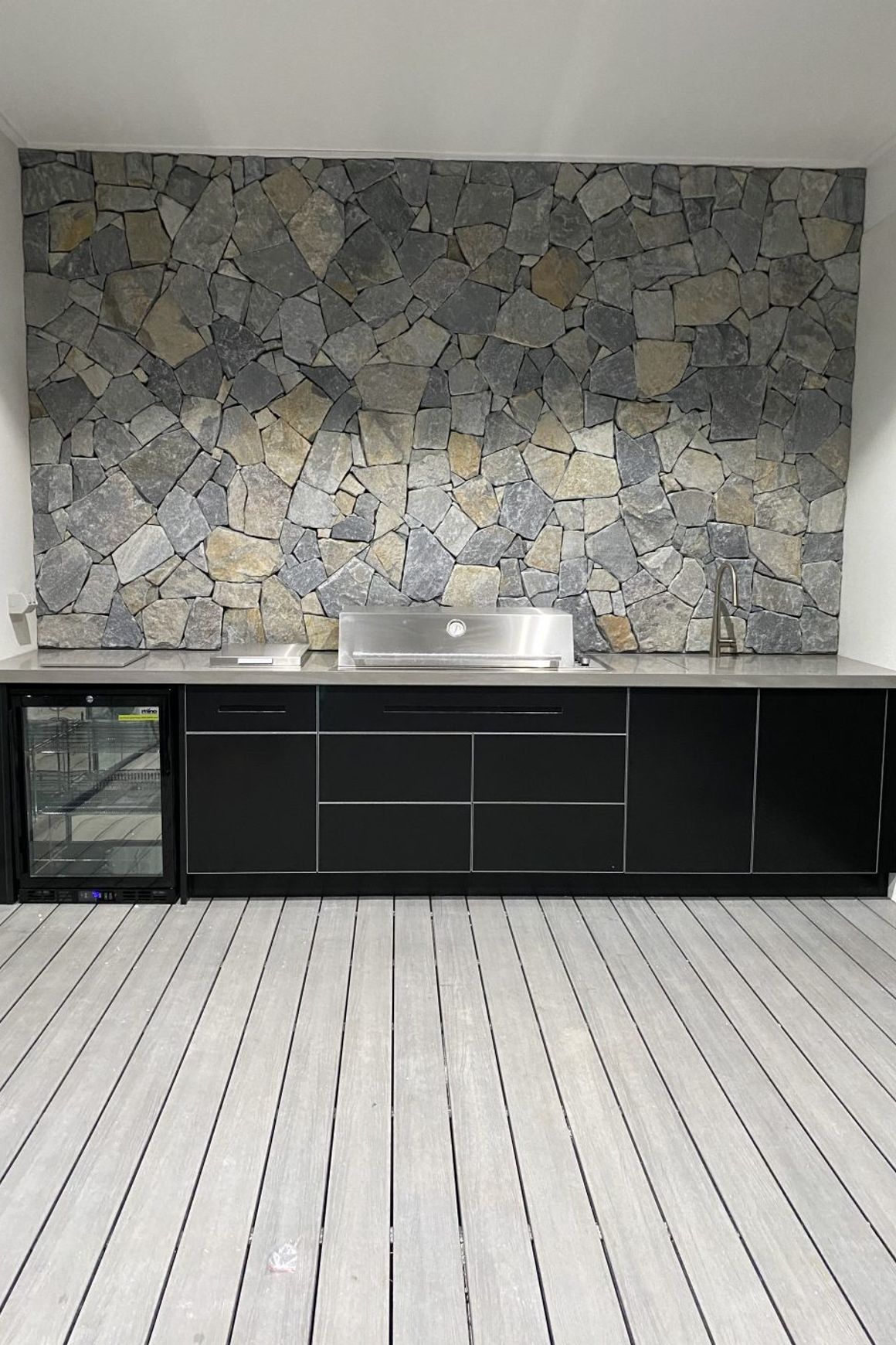 Cobalt Grey Stone Wall Cladding