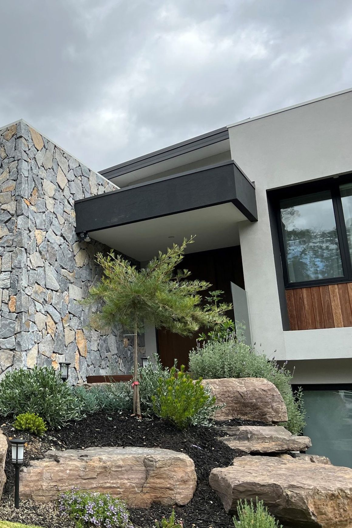 Cobalt Grey Stone Wall Cladding