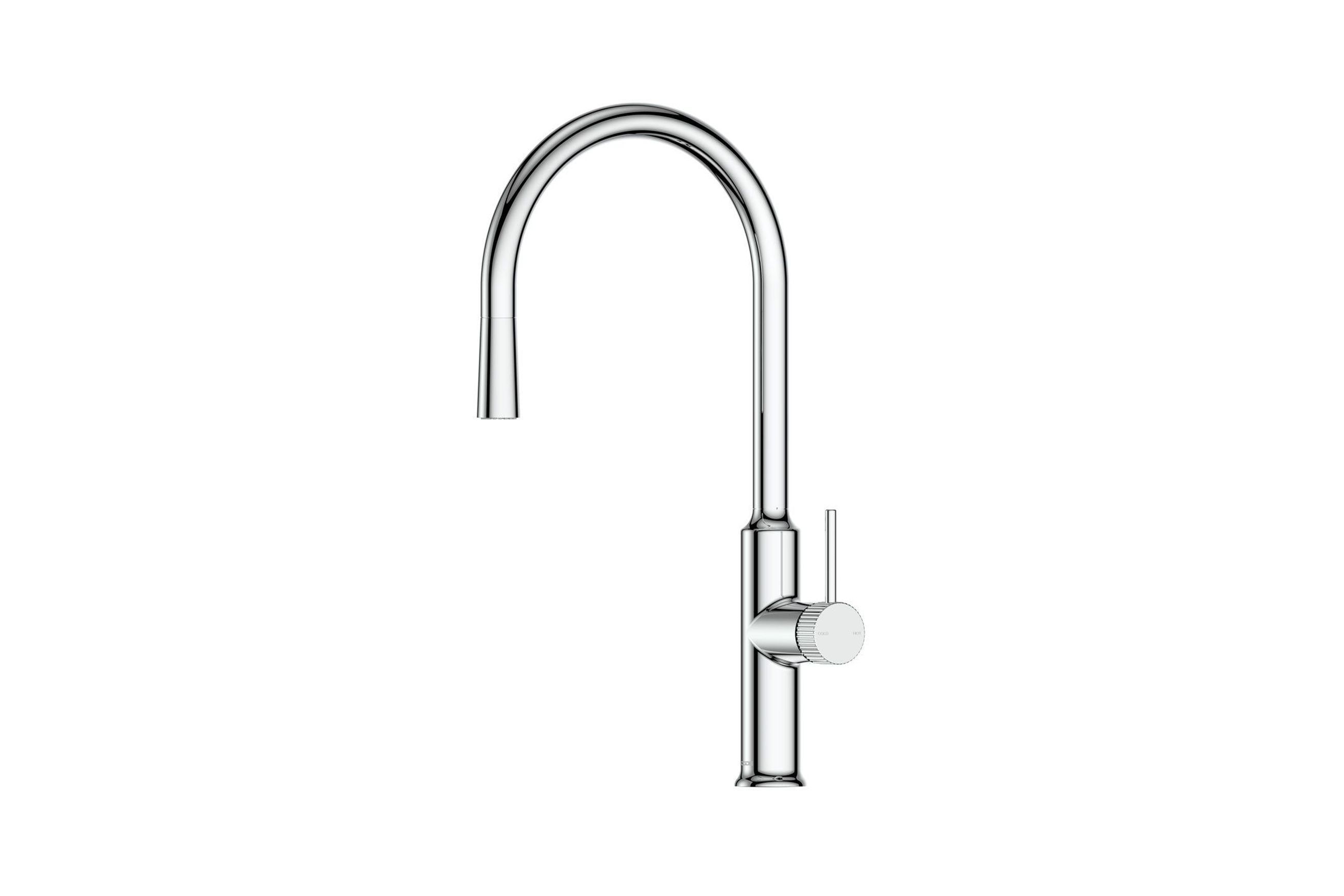 Nature Lineare Pull Down Sink Mixer | Textured Handle