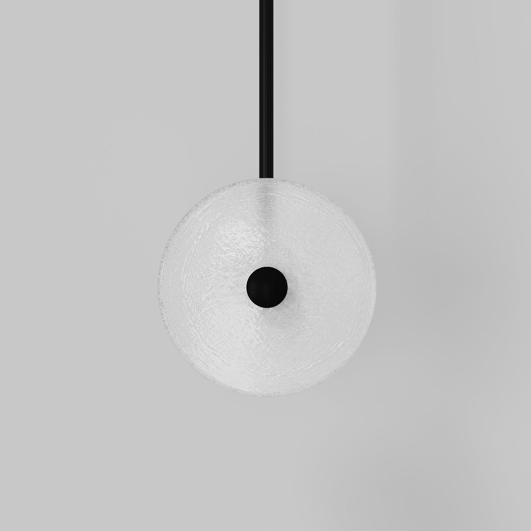 Coral Duo Rod Pendant - Frosted