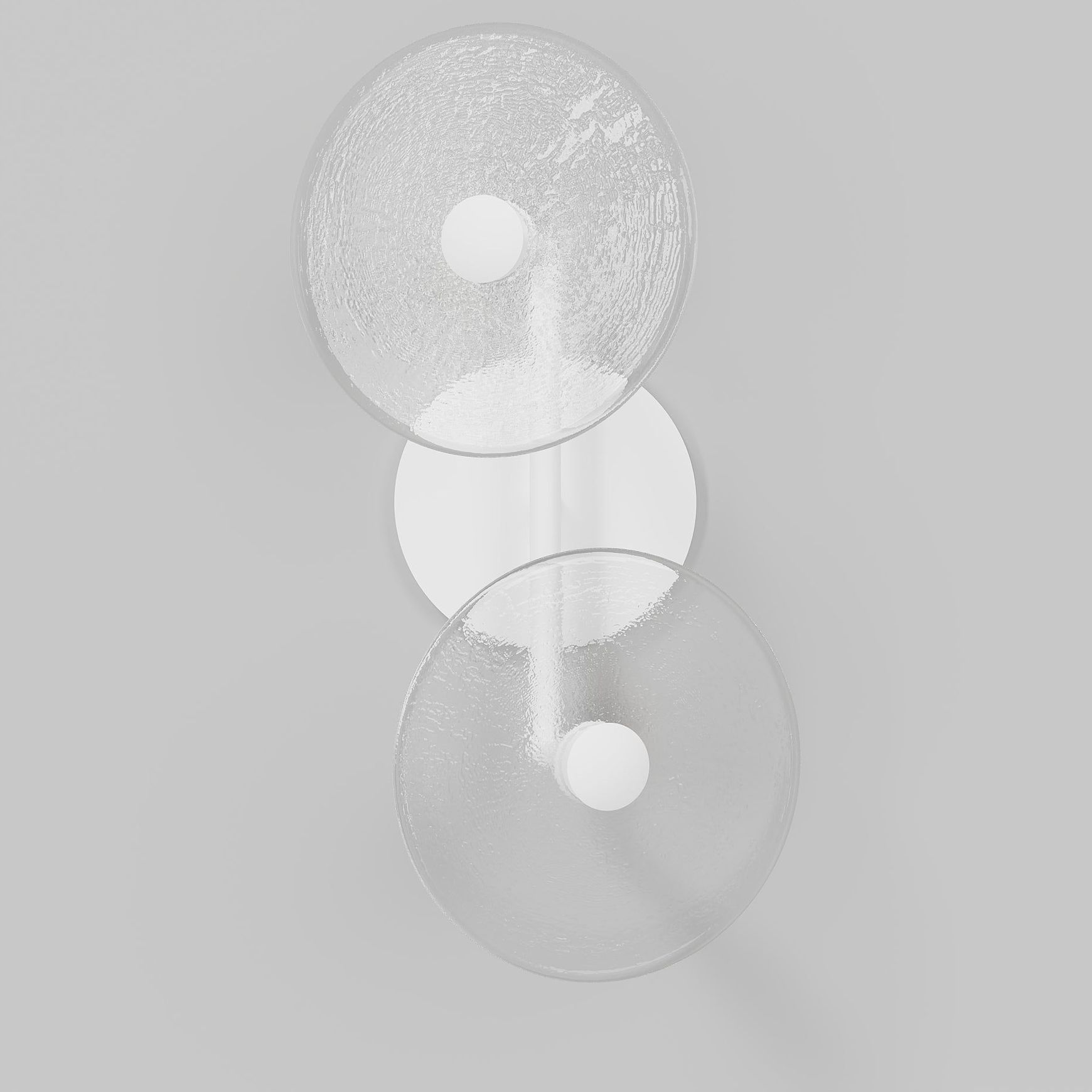 Coral Duo Rod Wall Light - (Off-Centered)