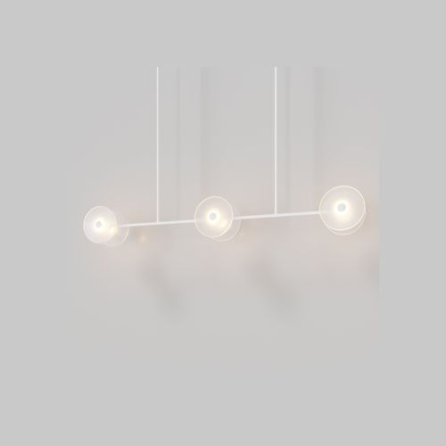 Coral Linear Rod Pendant (Six Coral Pieces)