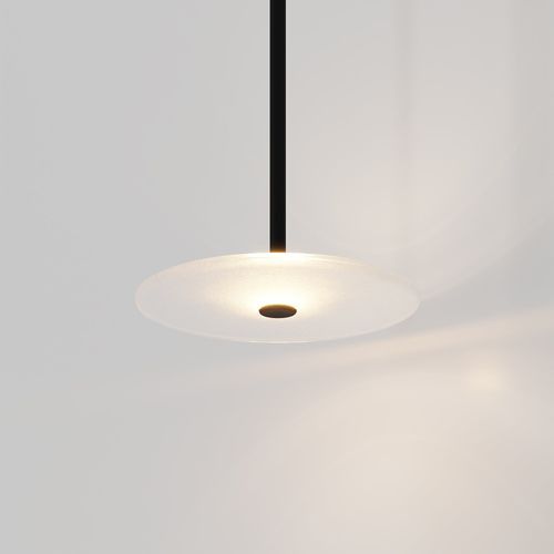 Coral Single Pendant - Frosted Glass