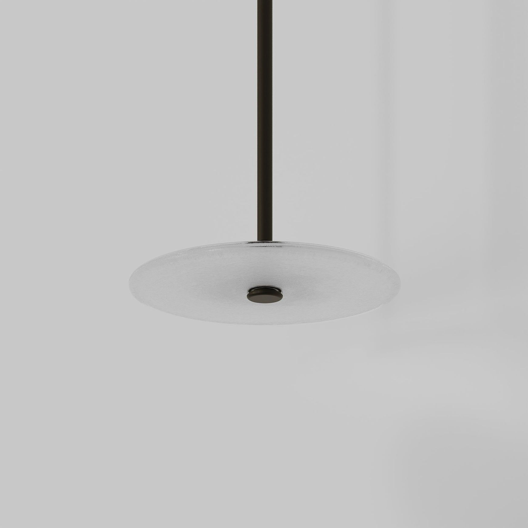 Coral Single Pendant - Frosted Glass