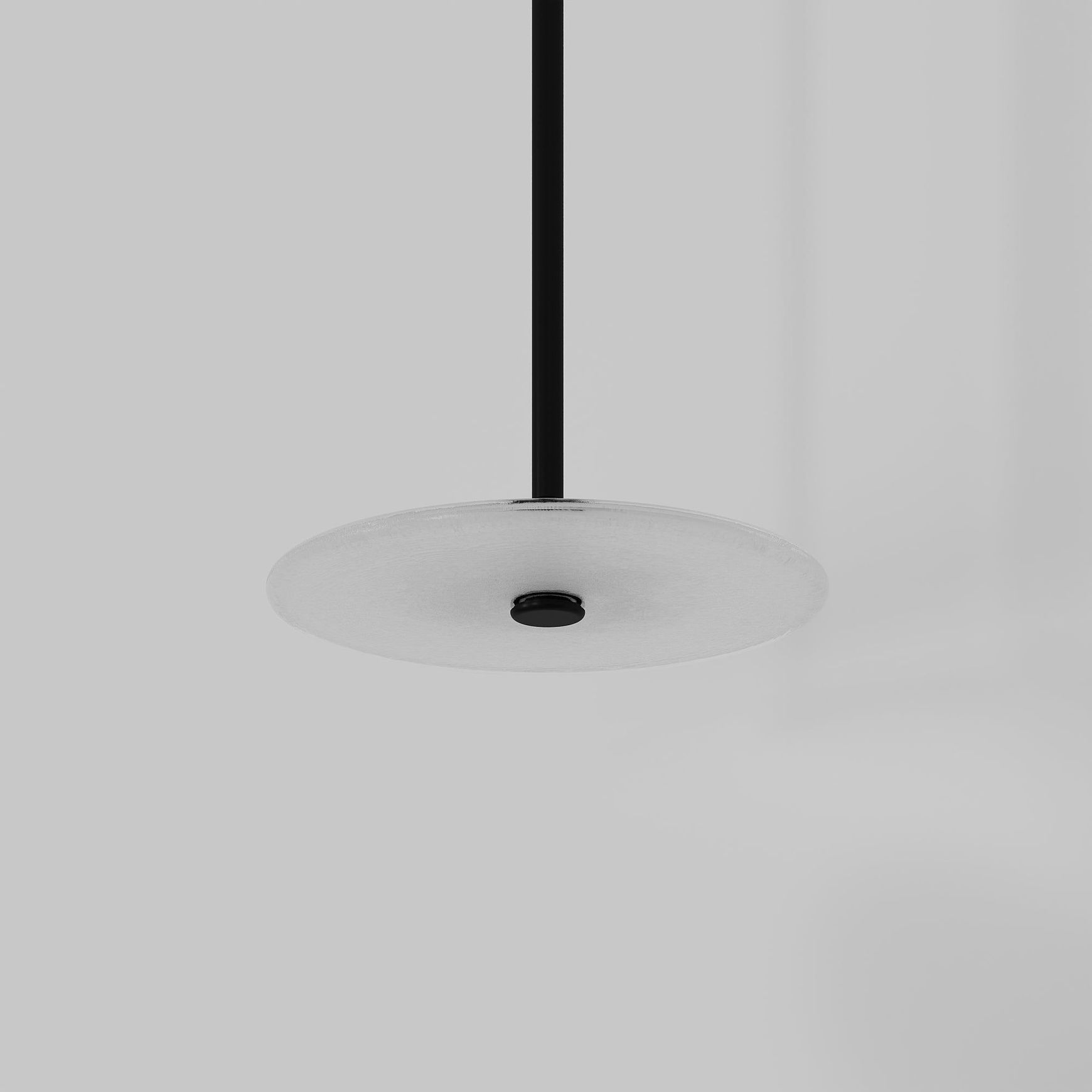 Coral Single Pendant - Frosted Glass