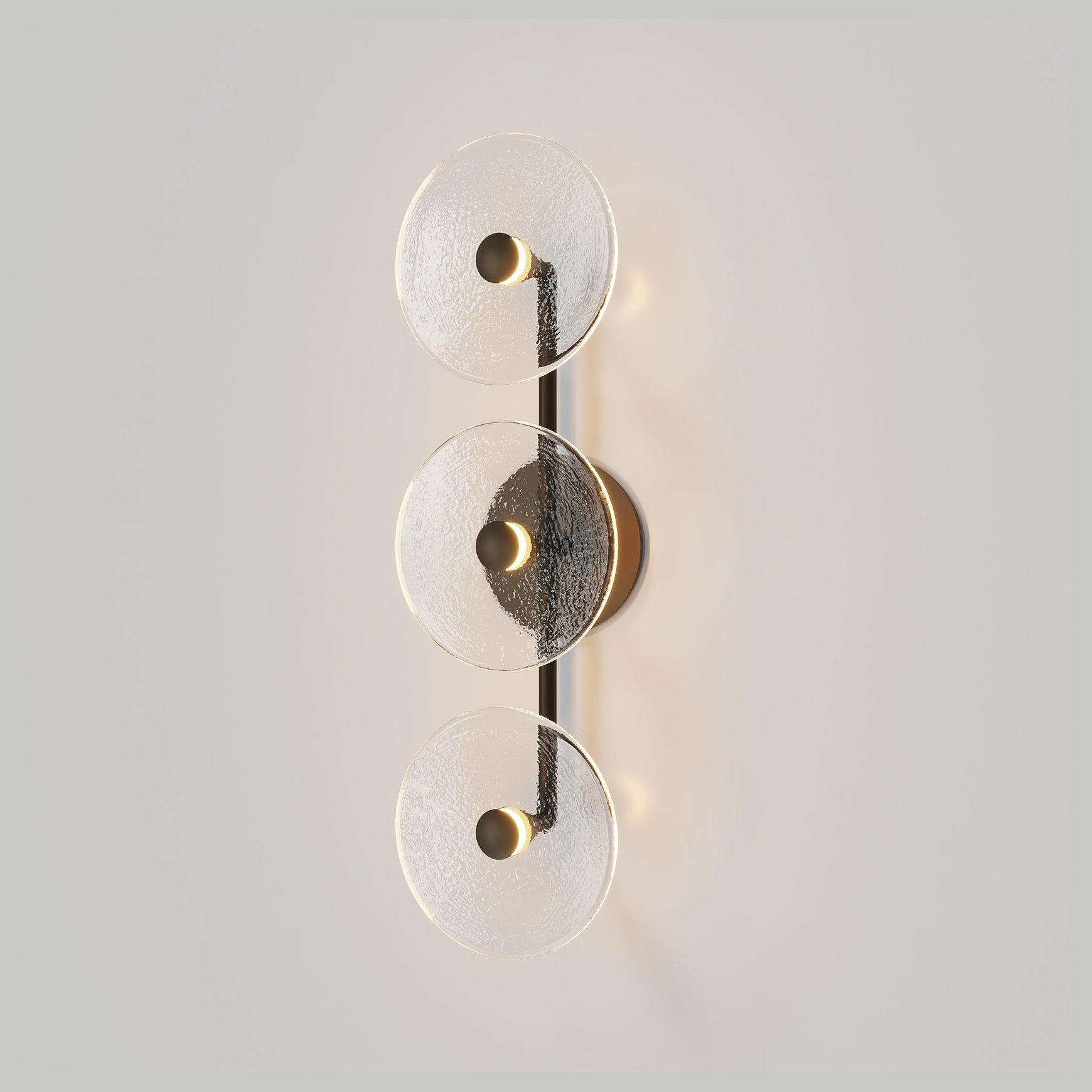 Coral Trio Rod Wall Light - (Centered)