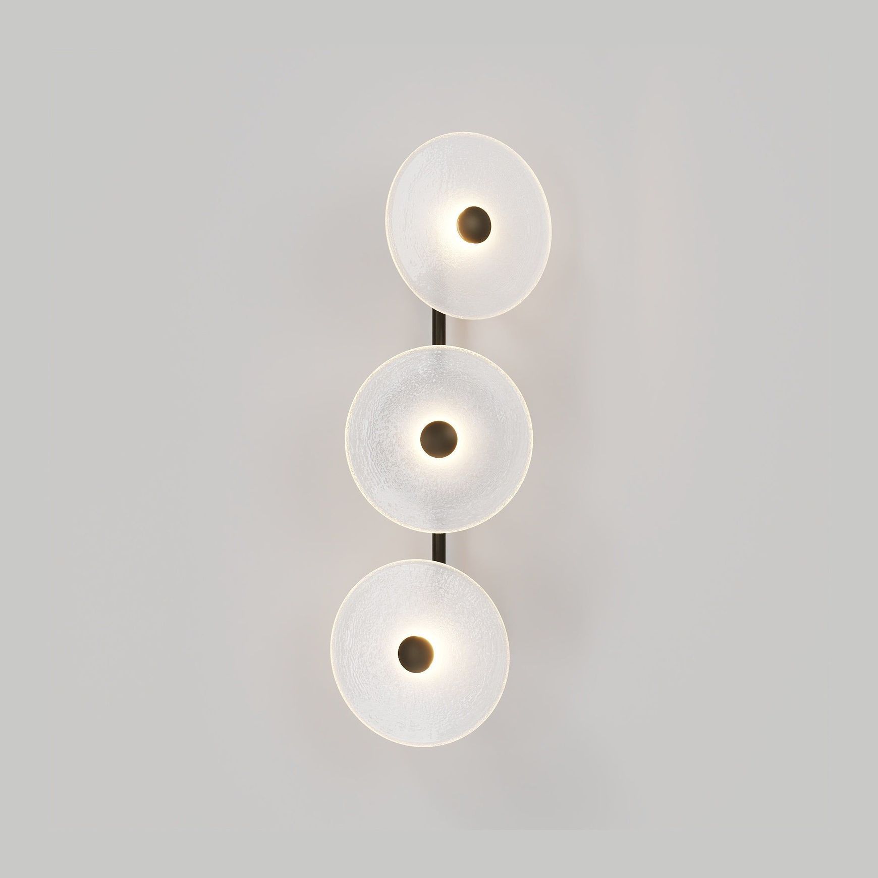 Coral Trio Rod Wall Light - (Off-Centered)