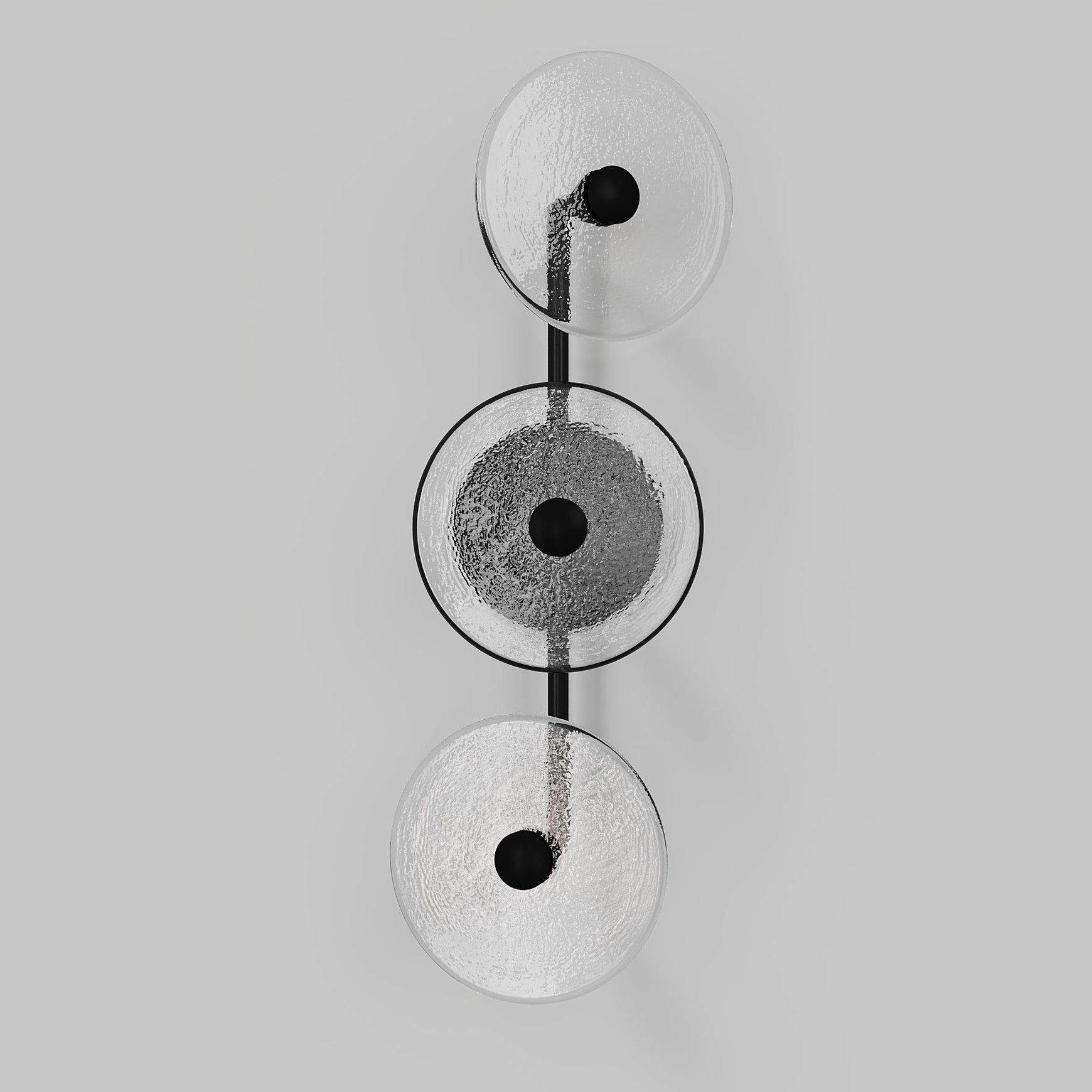 Coral Trio Rod Wall Light - (Off-Centered)