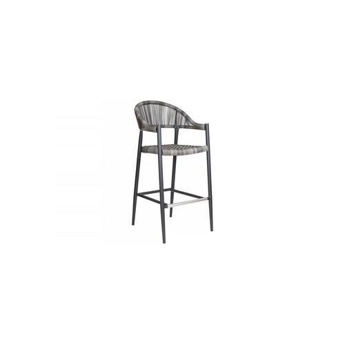 Parakeet Aluminium And Rattan Outdoor Patio Bar Chair