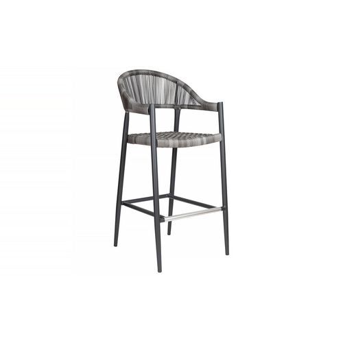 Parakeet Aluminium And Rattan Outdoor Patio Bar Chair