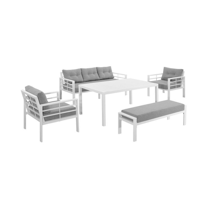 Egret Aluminium Sofa 5pcs/Set