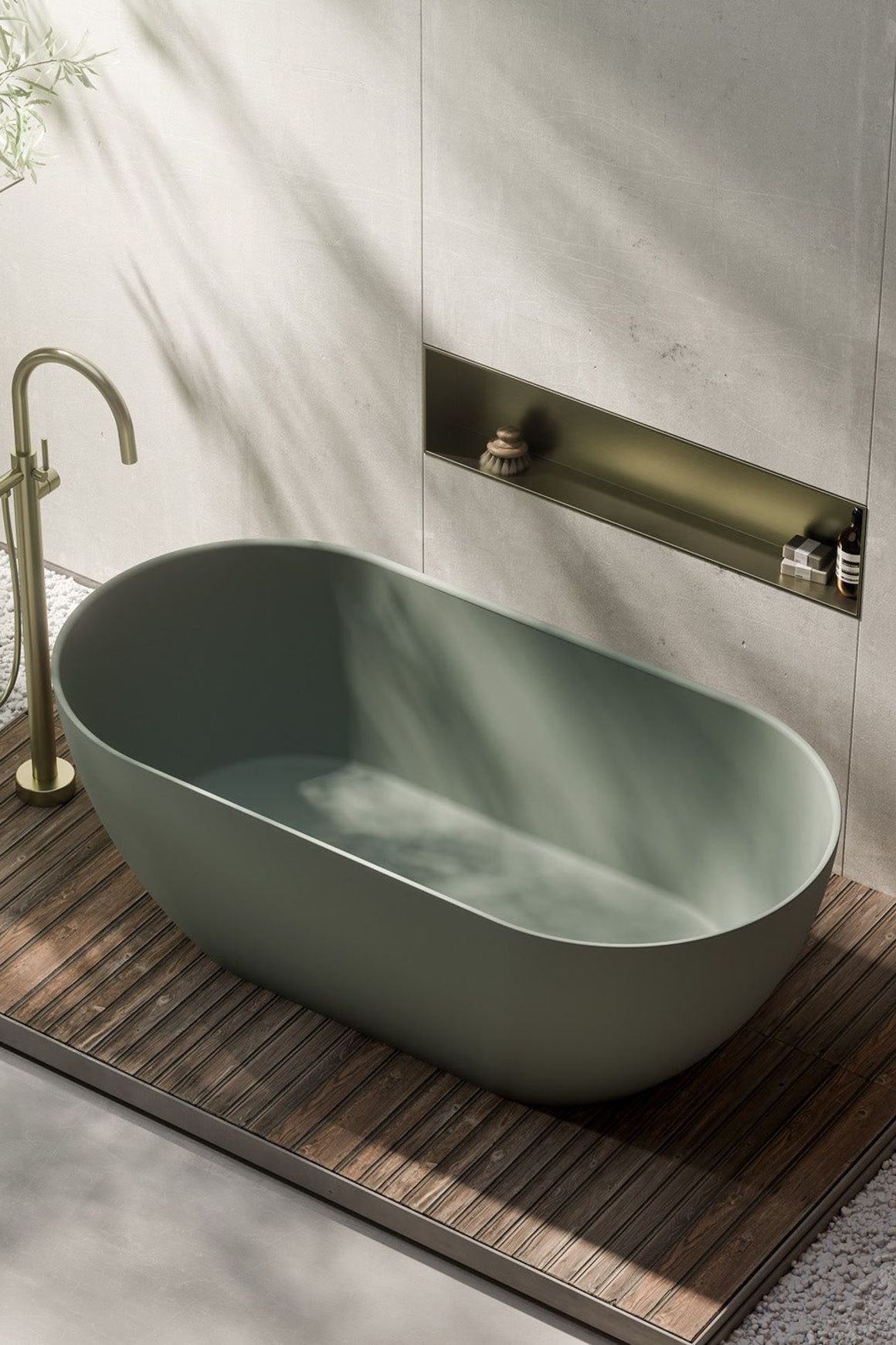 Villastone Halo 1600 Freestanding Bath