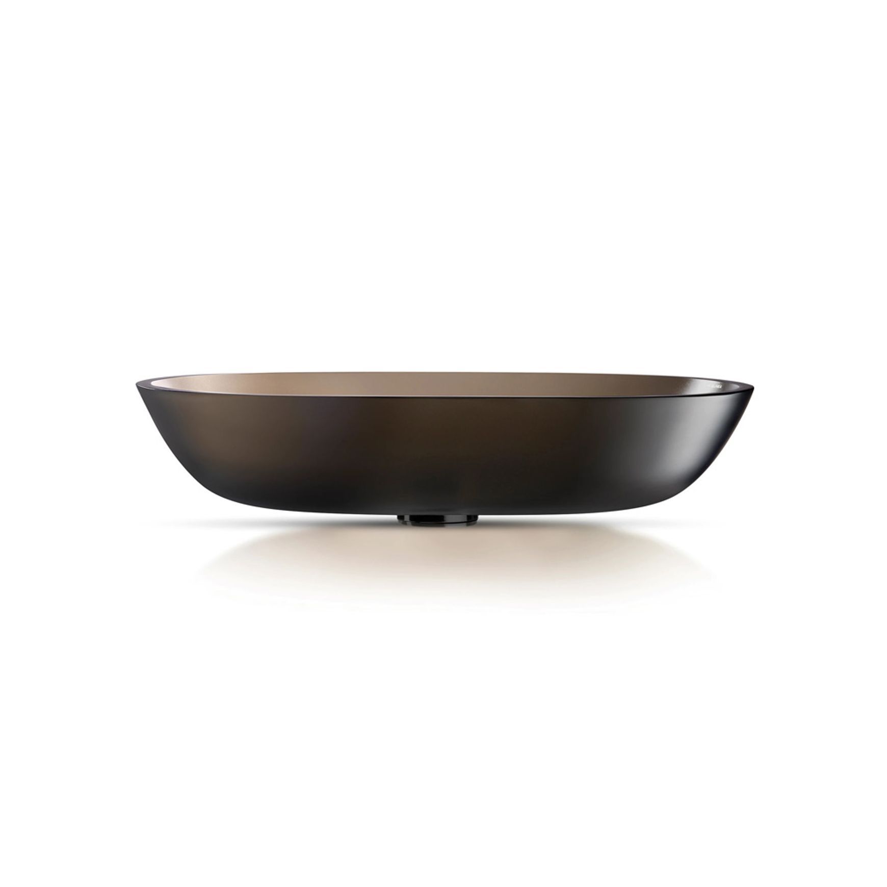 Cortina 570 Oval Vessel Basin Bronzo Satin