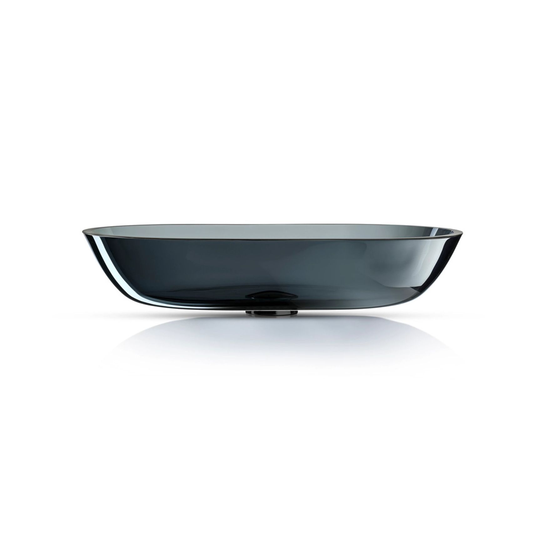 Cortina 570 Oval Vessel Basin Fume Translucent