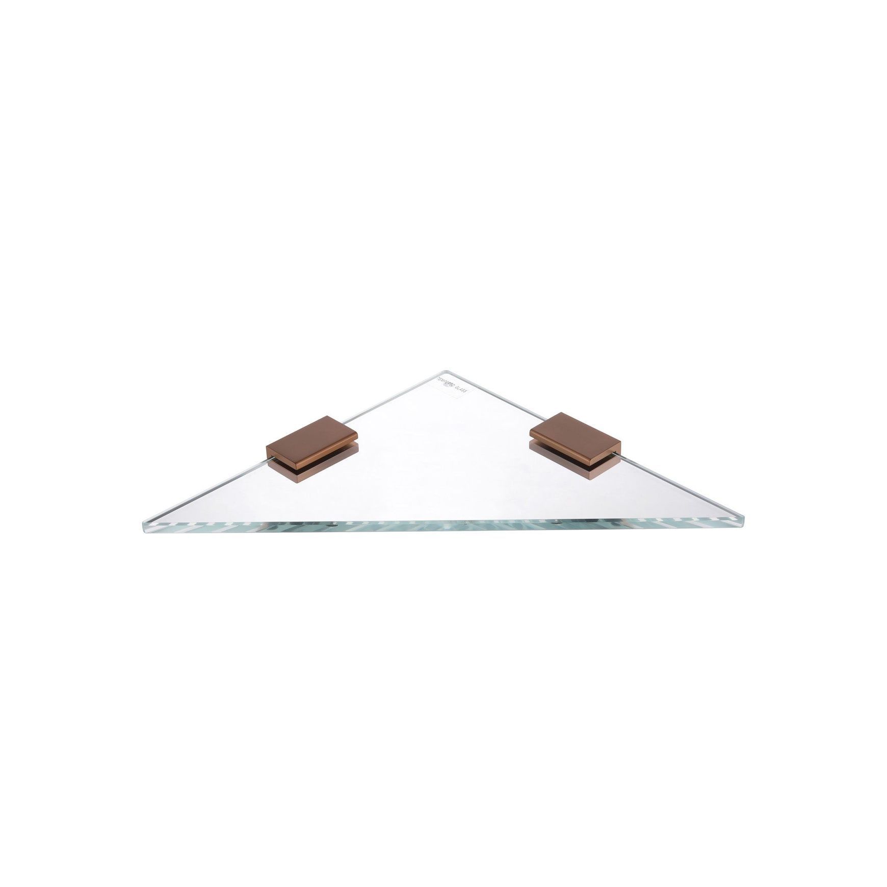 Versa Glass Triangle Shelf 250mm