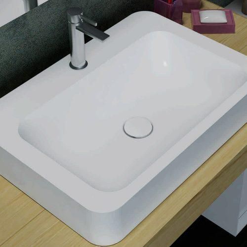 Pietra Bianca Carlo Stone Basin