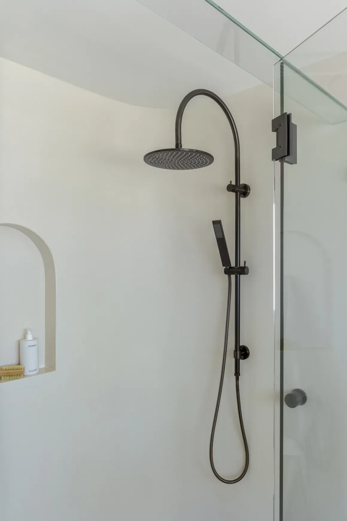 Elysian Gooseneck Shower Rail Set