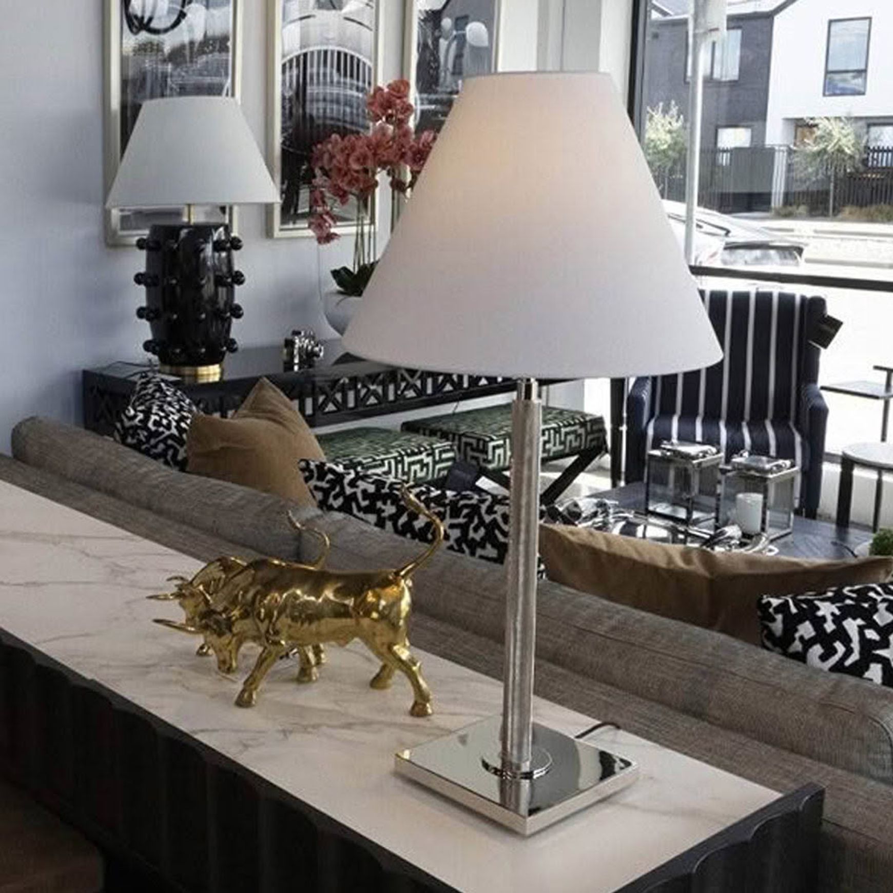 Chamonix Table Lamp - Polished Nickel