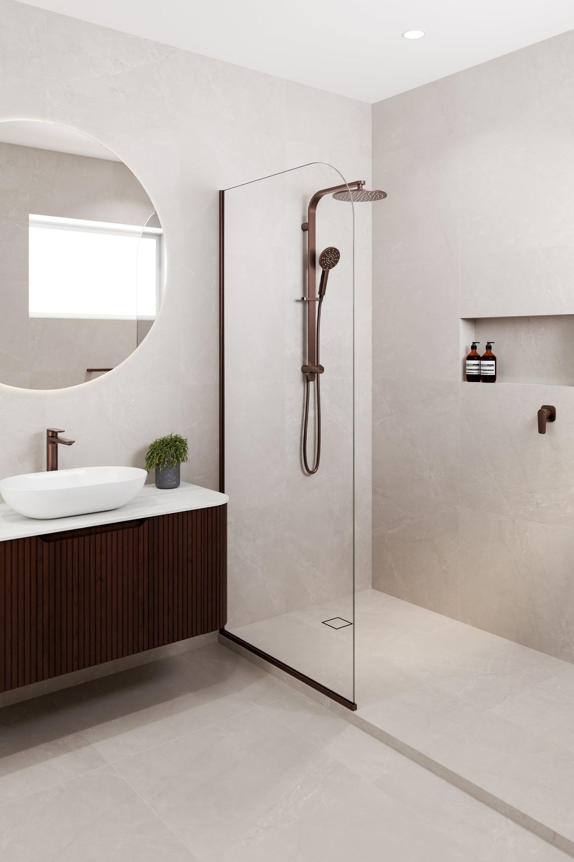 Code Euro 1050 Round Mirror