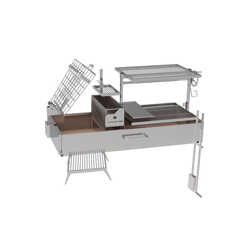 Argentine Santa Maria Charcoal & Woodfired Gaucho Grill | BBQ28SS