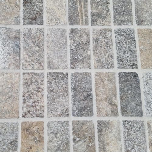 30mm Classic Silver Travertine Cobblestone