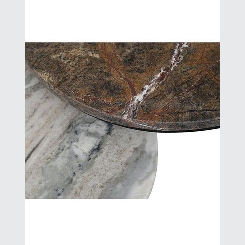 Classic Nested Side Tables (Green Forest & Fantasy Brown Marble)