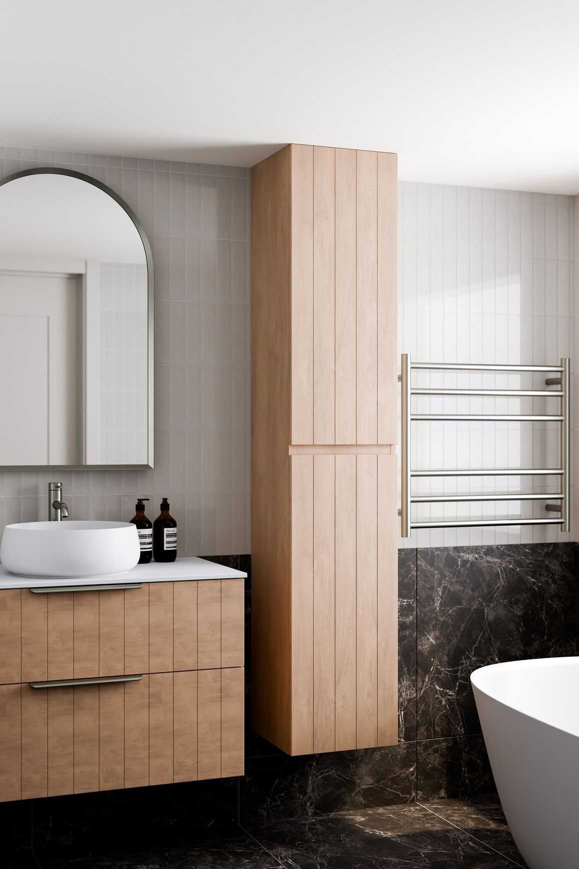 Lineare Coastal Tower Cabinet