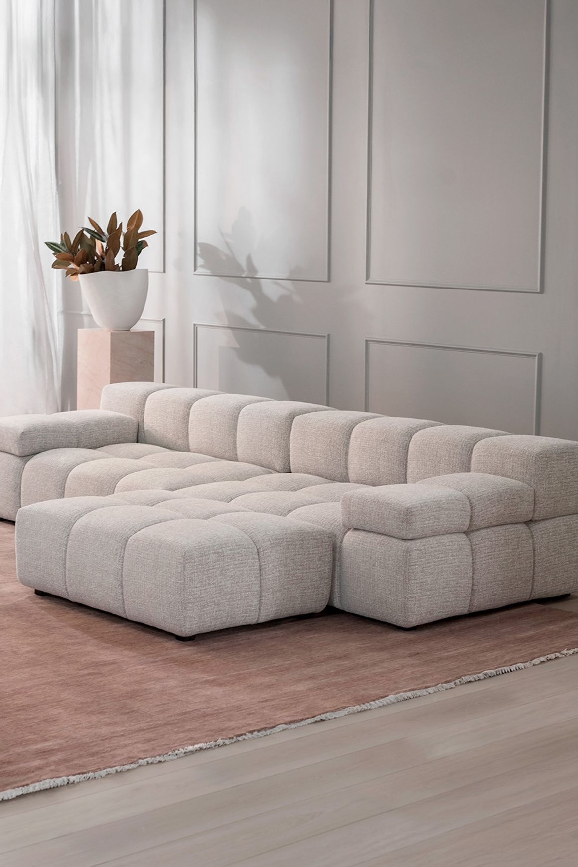 Cobble Sofa | Ecru