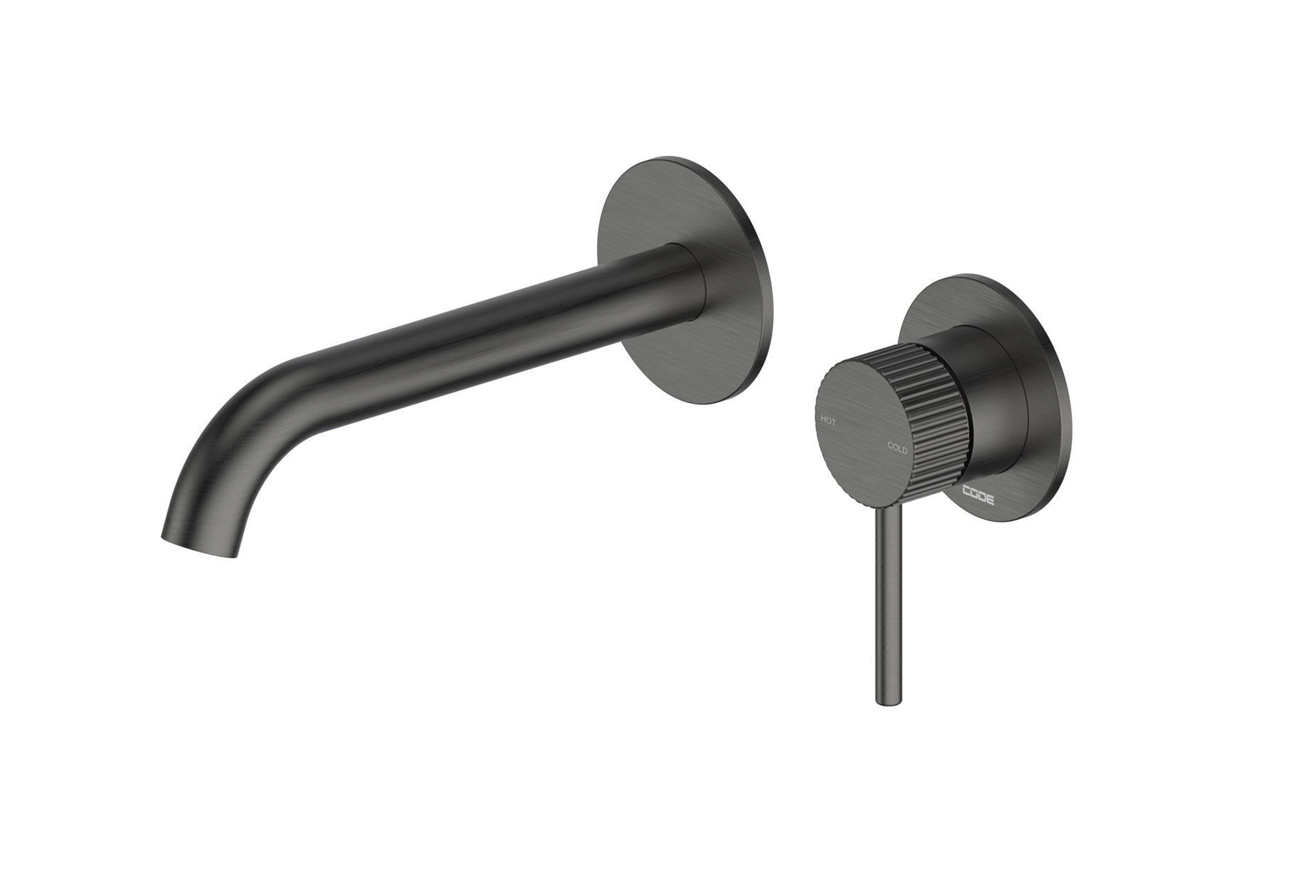 Nature Piper Wall & Basin Mixer | Textured Handle