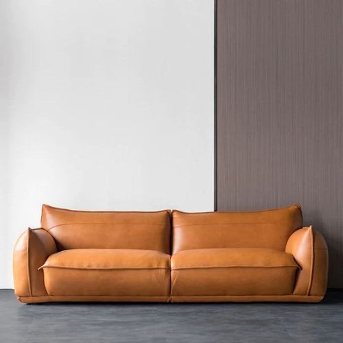 Cofe Genuine Leather 3-Seater Sofa