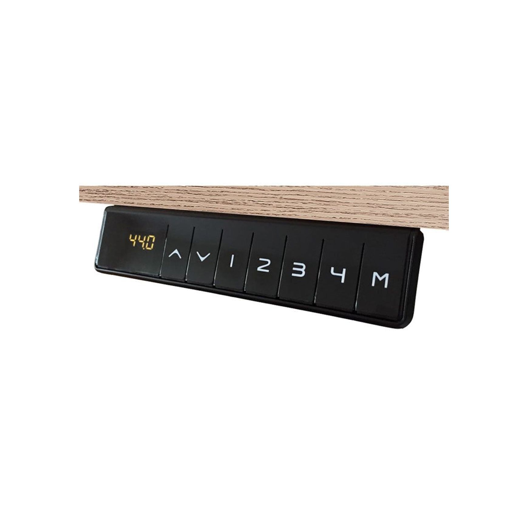 PHOENIX Sit & Stand Electric Lift Executive Desk with Left Return 1.8M - Warm Oak & Black