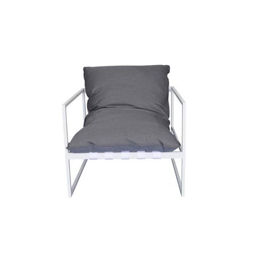 Coral Chair White/Charcoal