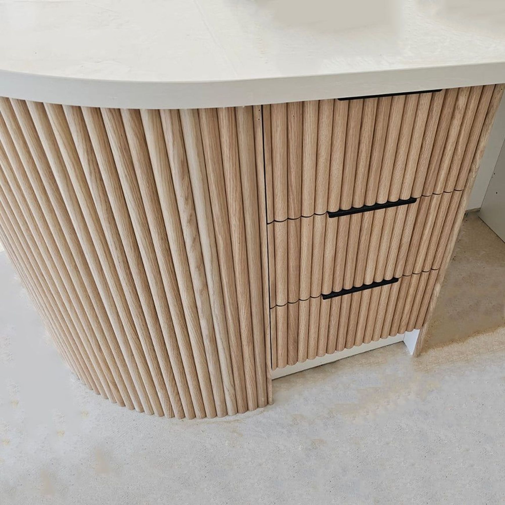 WOODFLEX Flexible Wooden Slat Under Bench Panel