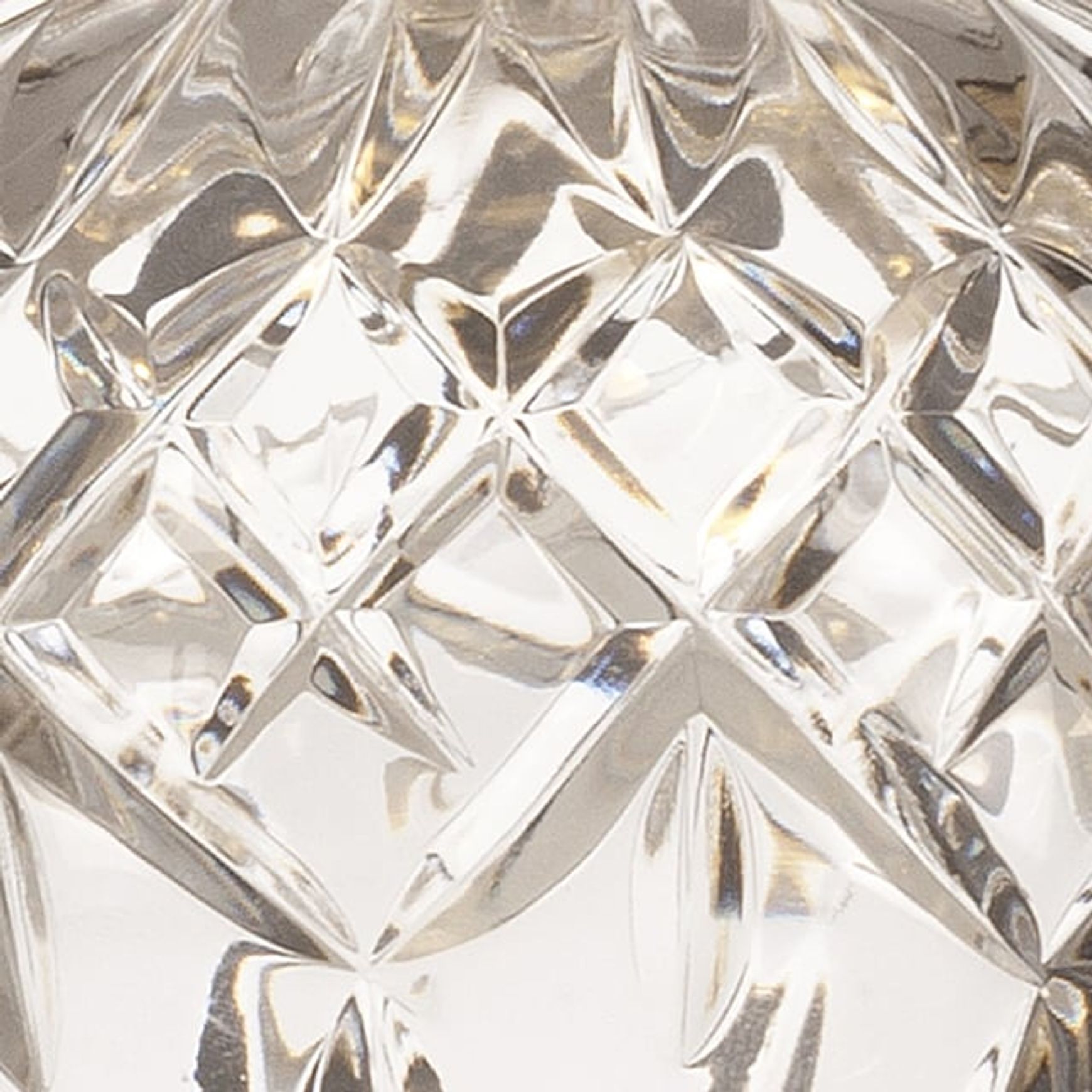 Clear Crystal Bulb Pendant - Polished Chrome