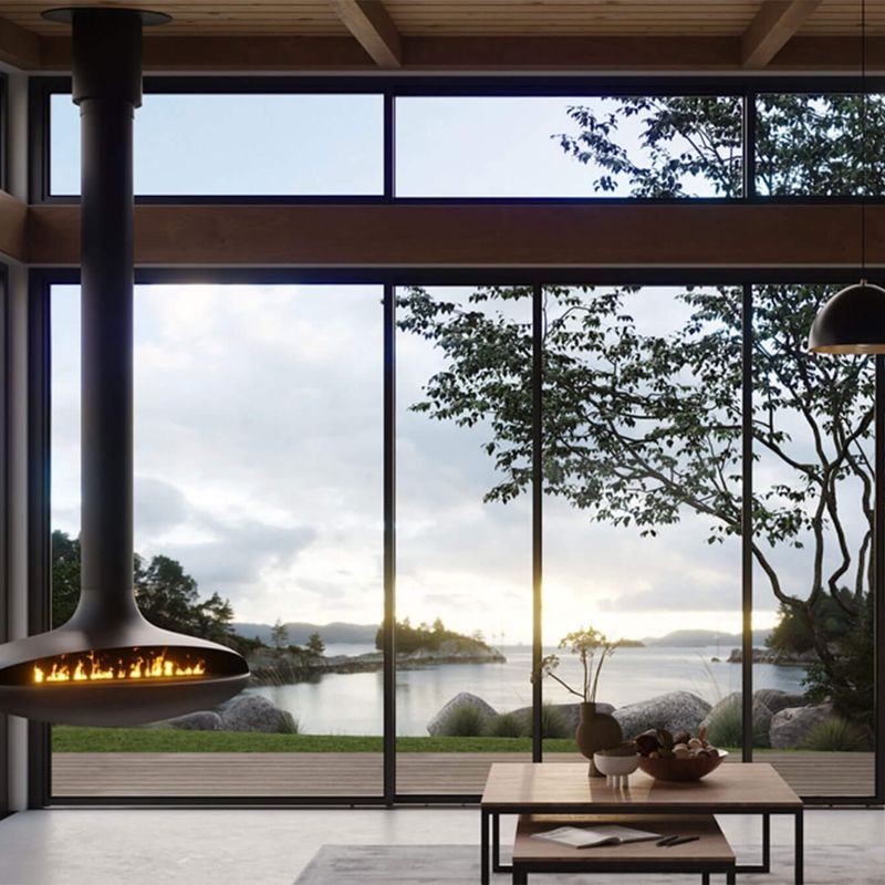 Curve-120 Supended Fire