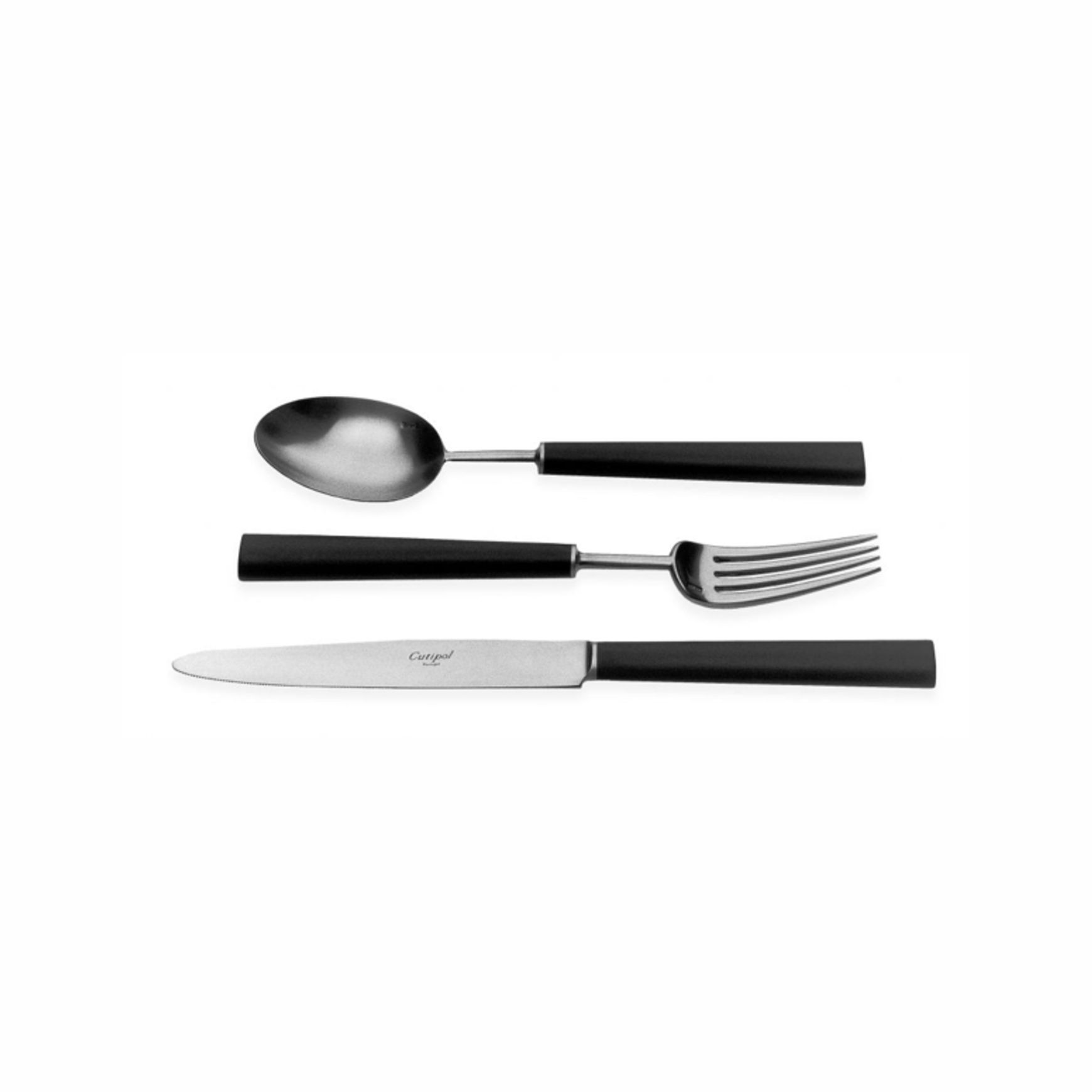 Ebony Matt 58 Piece Cutlery Set