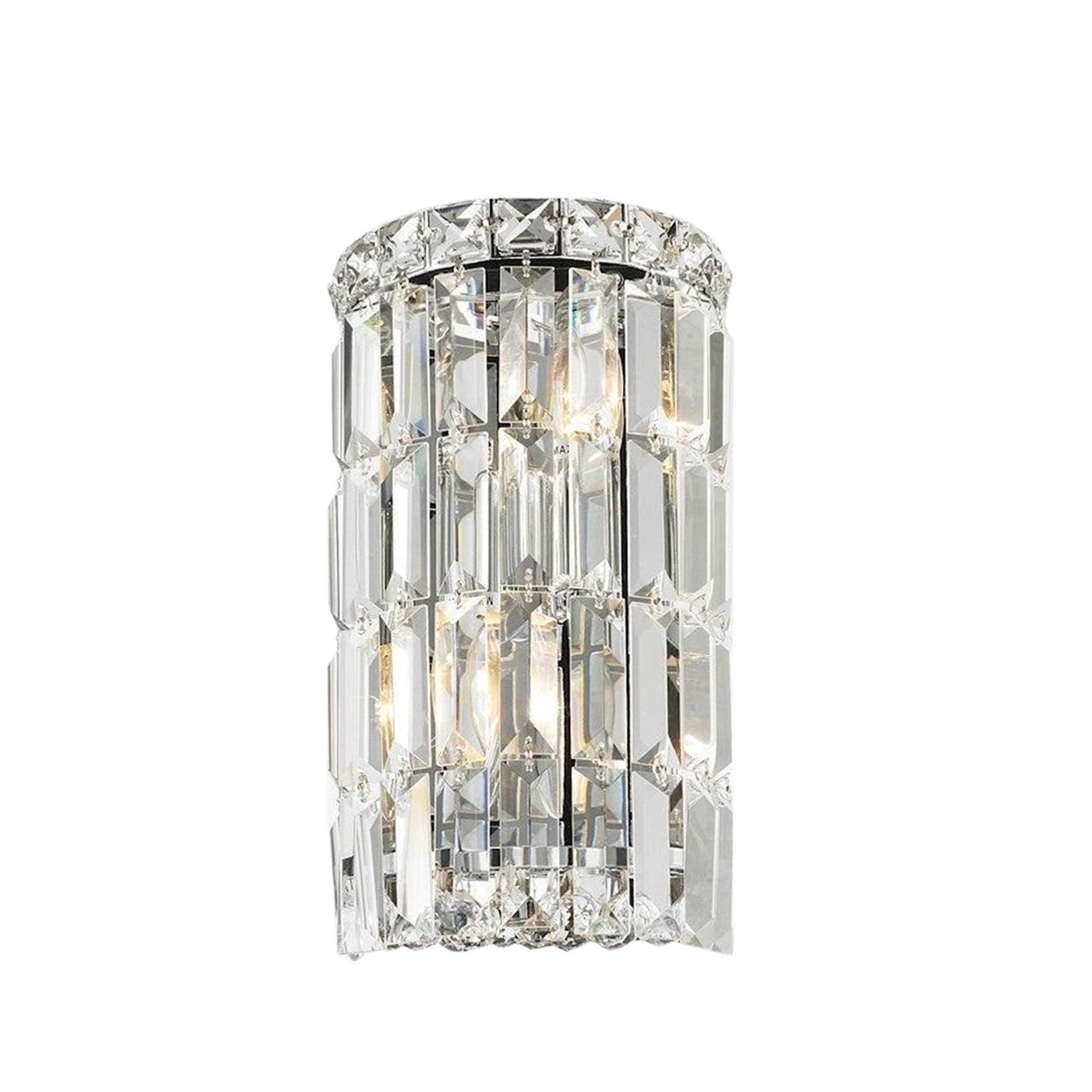 Modular Wall Sconce Light - Round Chrome Wall Sconce