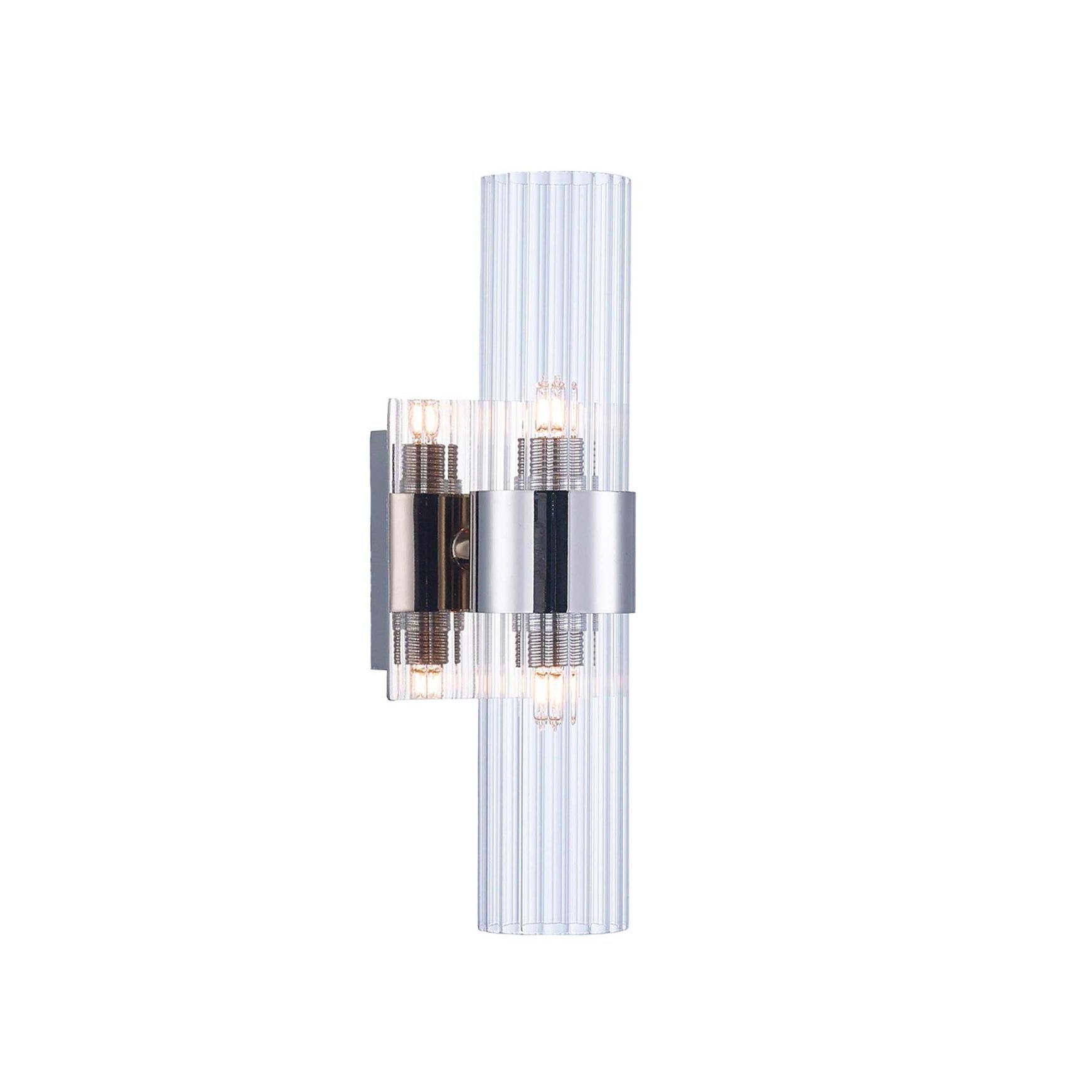 Provincial Collection Wall Sconce - Polished Nickel - H:25cm