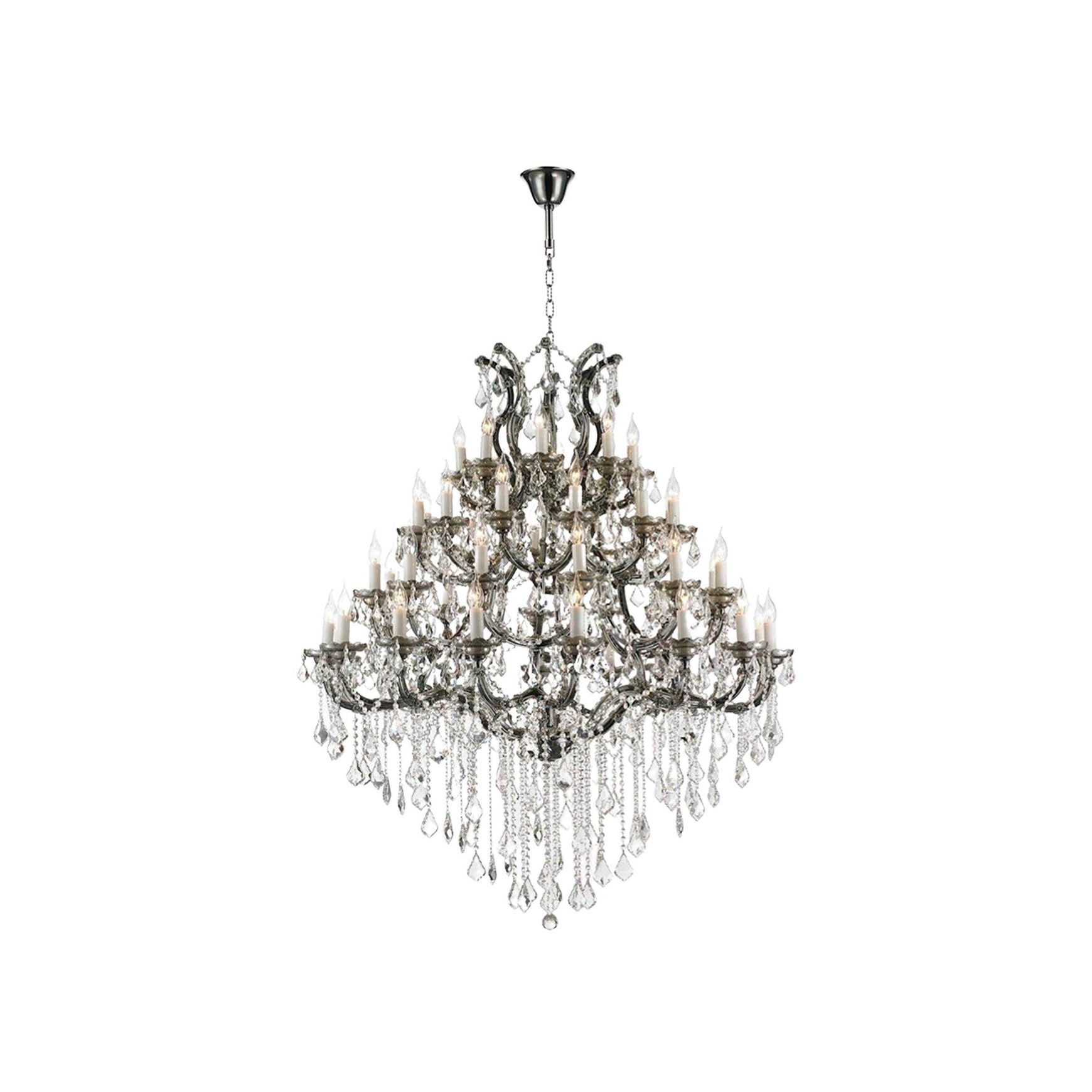 Maria Theresa Crystal Chandelier Grande - Smoke - 48 Light