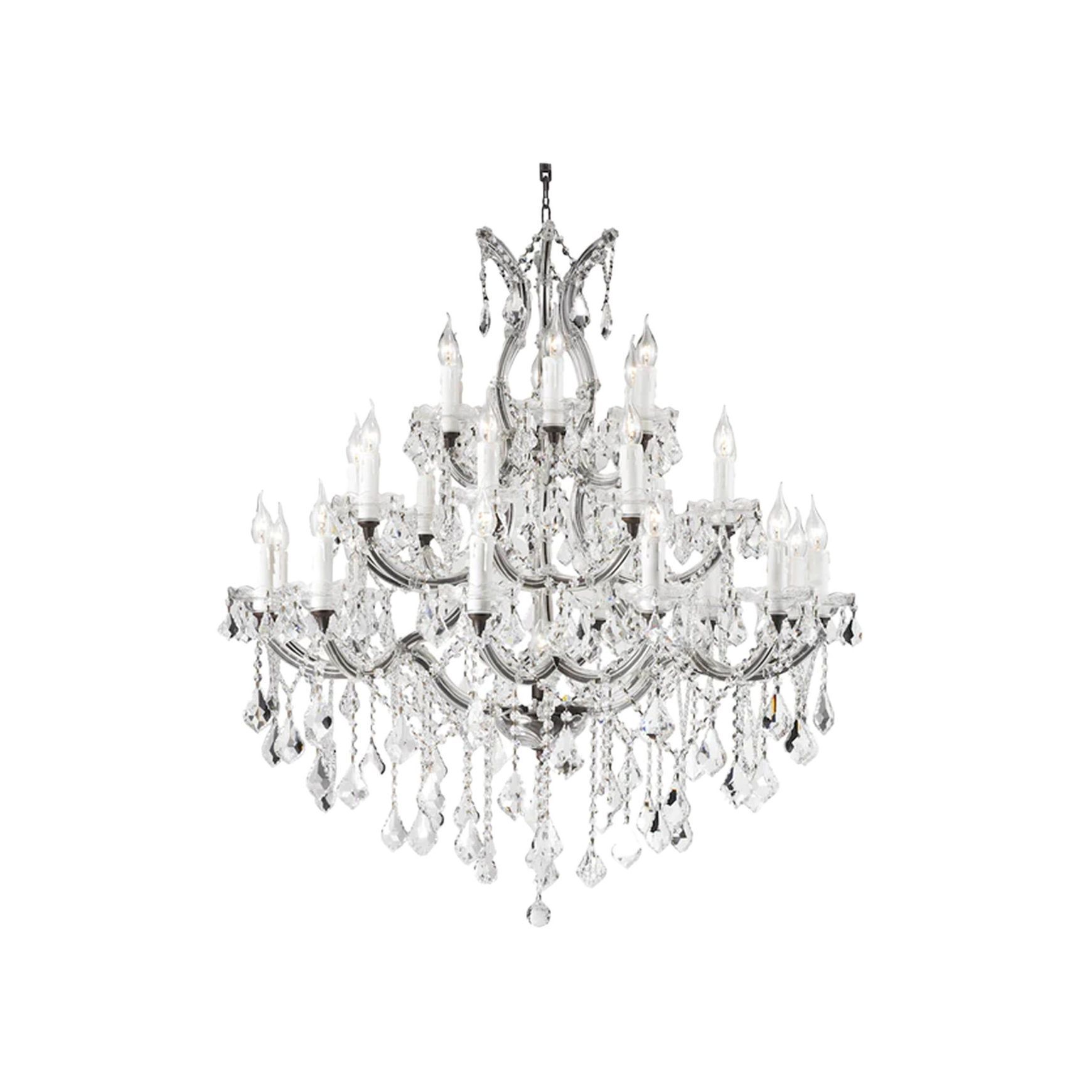 Maria Theresa Crystal Chandelier Grande 28 Light - Rustic