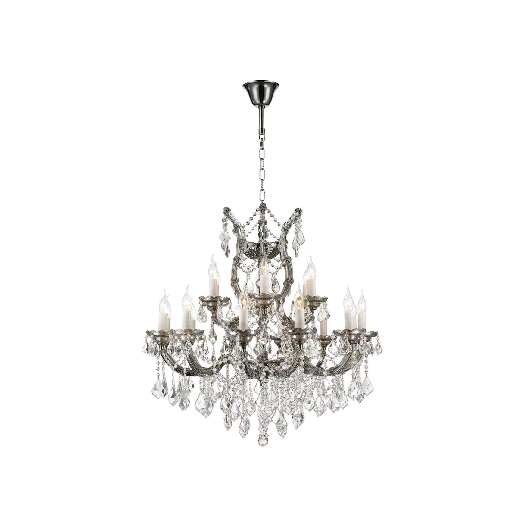 Maria Theresa Crystal Chandelier Grande 19 Light - Smoke