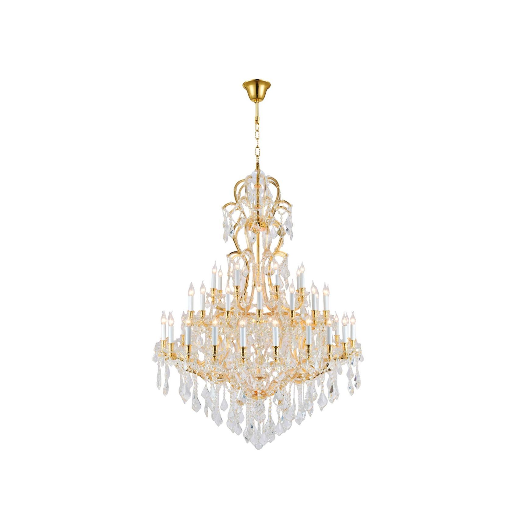 Maria Theresa Crystal Chandelier Royal 48 Light - Gold