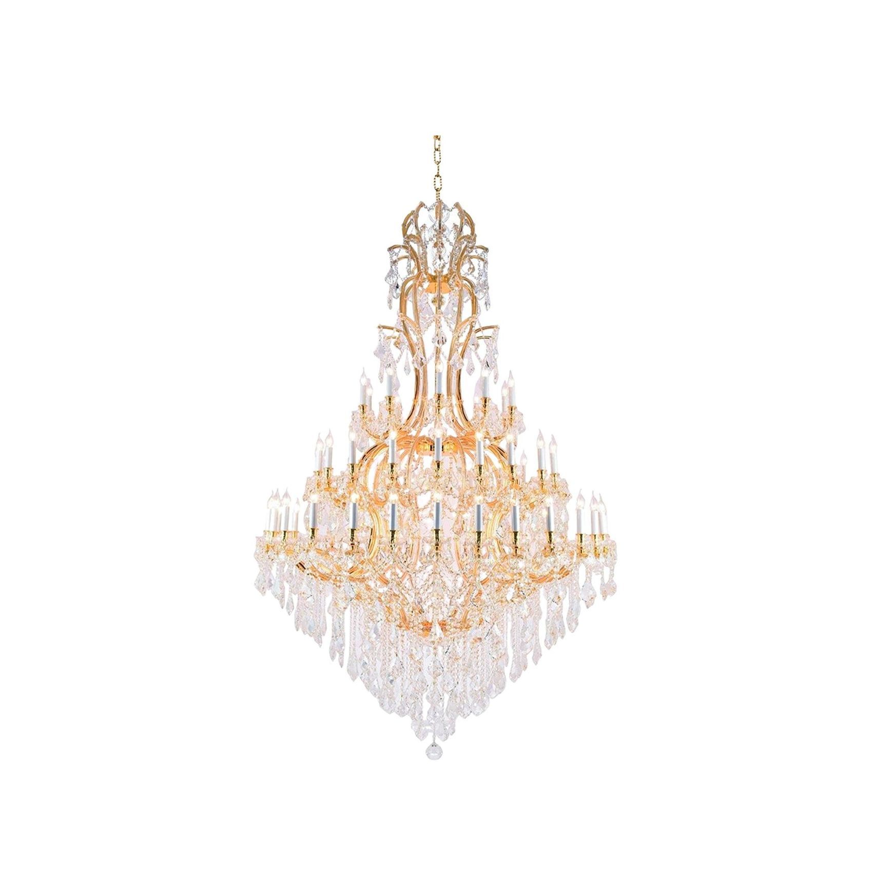 Maria Theresa Crystal Chandelier Royal 60 Light - Gold