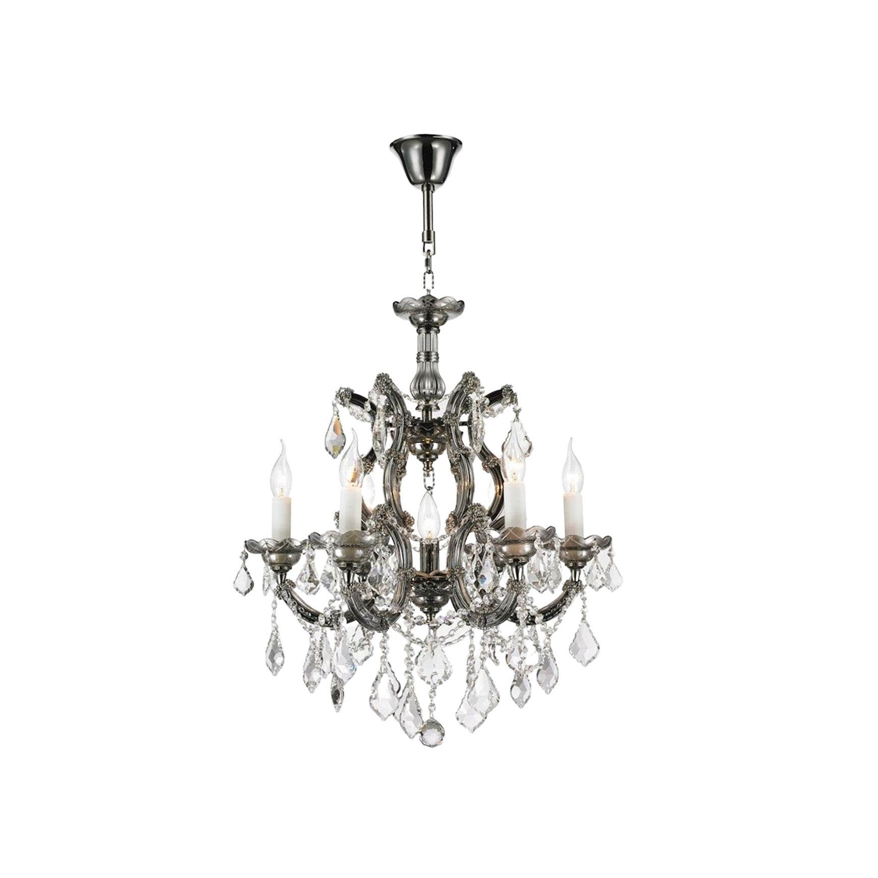 Maria Theresa Crystal Chandelier Grande 7 Light - Smoke