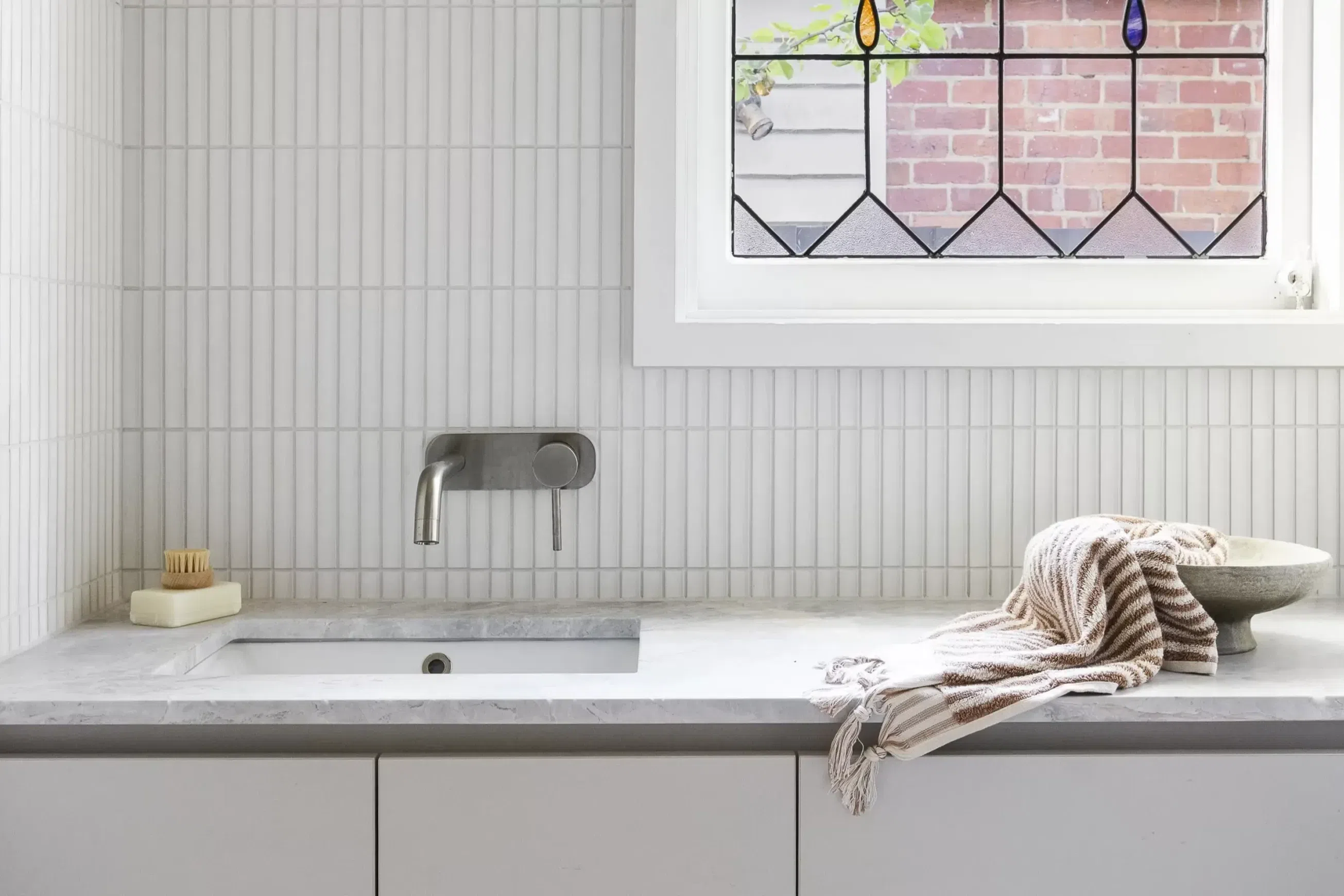 Desert Silver Marble Benchtop