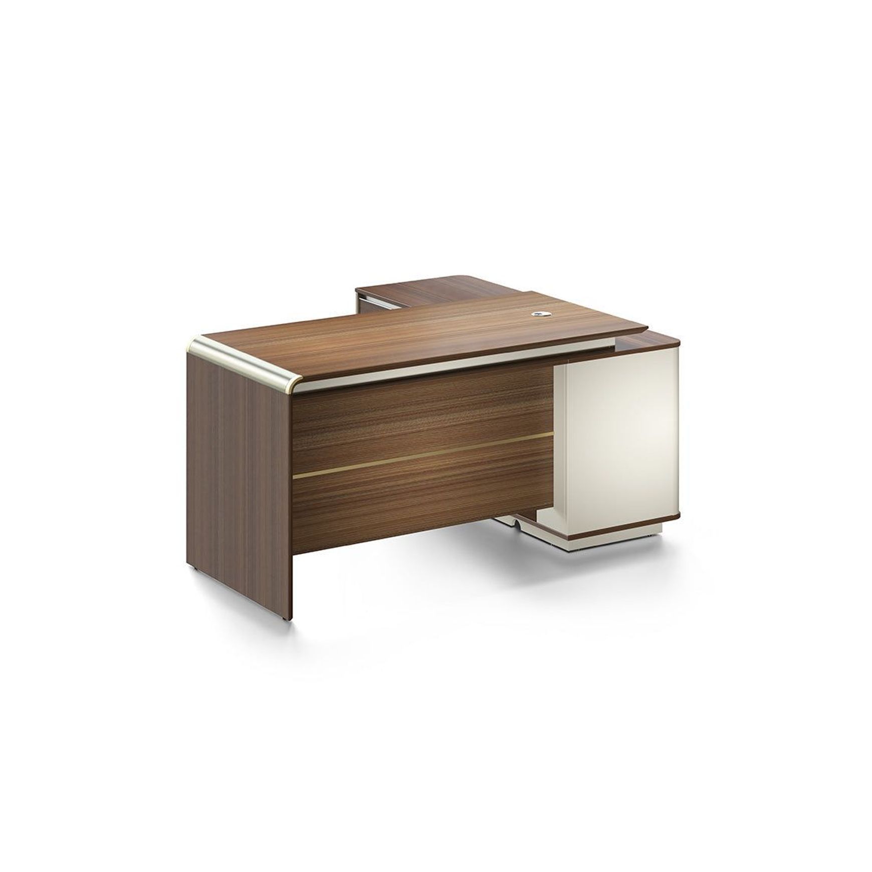 ANDERSON Executive Desk 1.6M Reversible - Australian Gold Oak