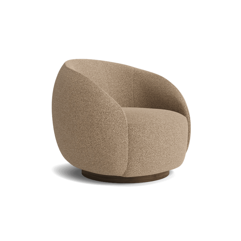 Lark Swivel Armchair - Copenhagen Espresso