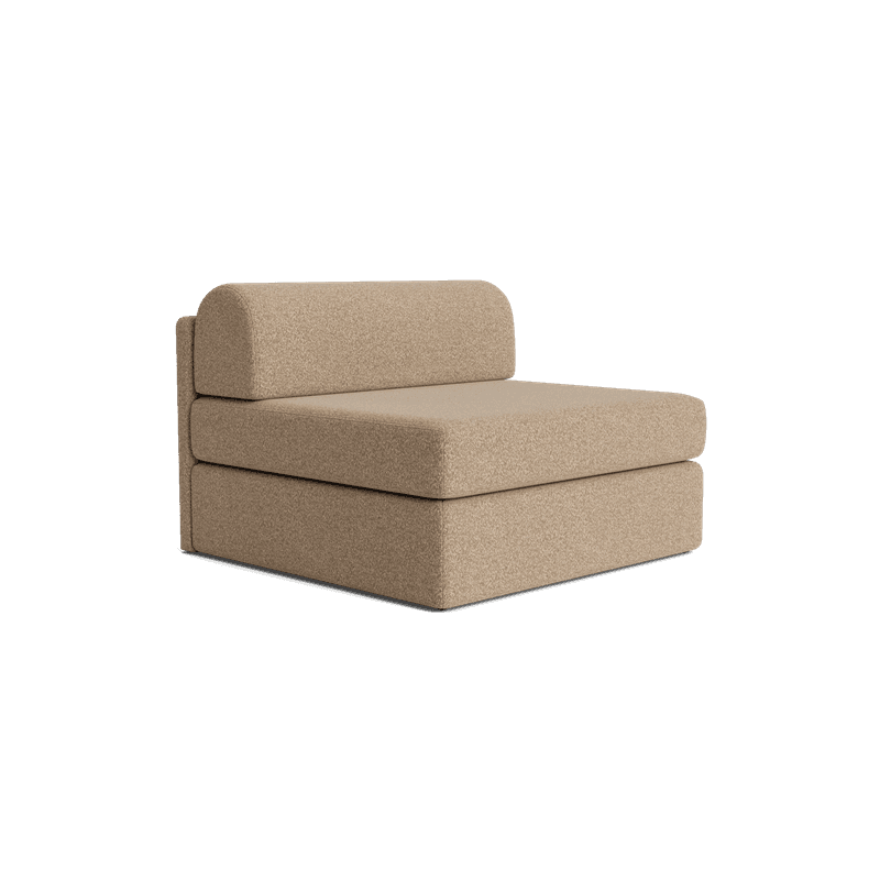 Addy Armless Middle Module - Copenhagen Espresso