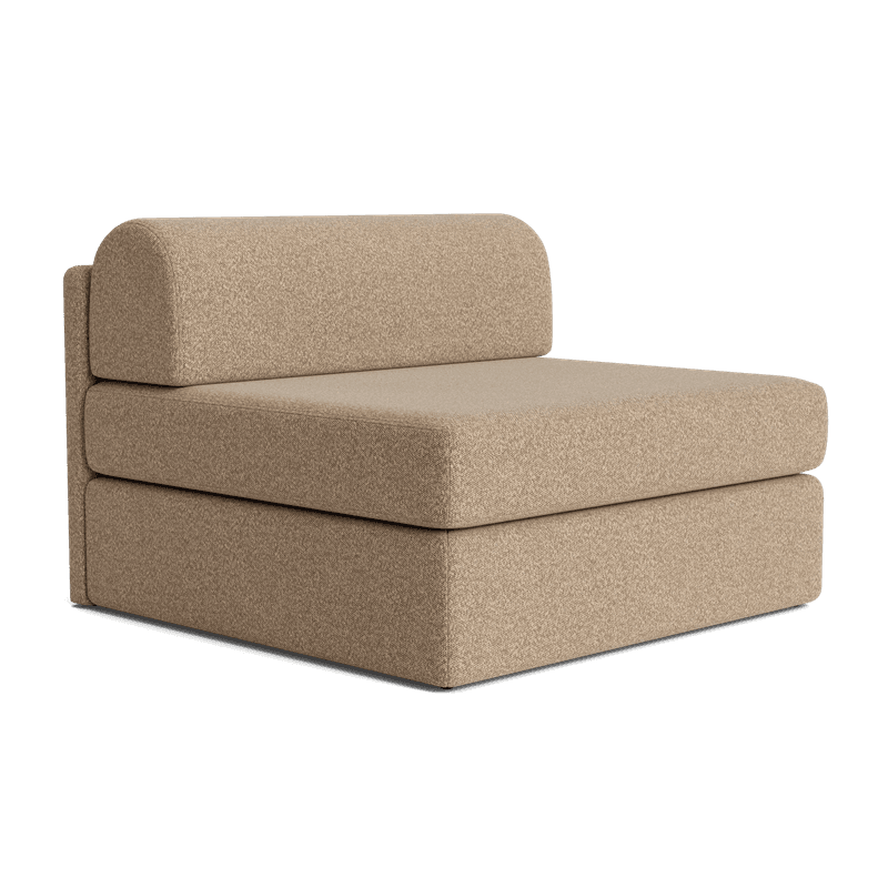 Addy Armless Middle Module - Copenhagen Espresso