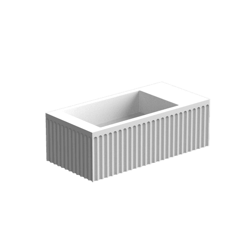 Doric 600 Left Wall Basin